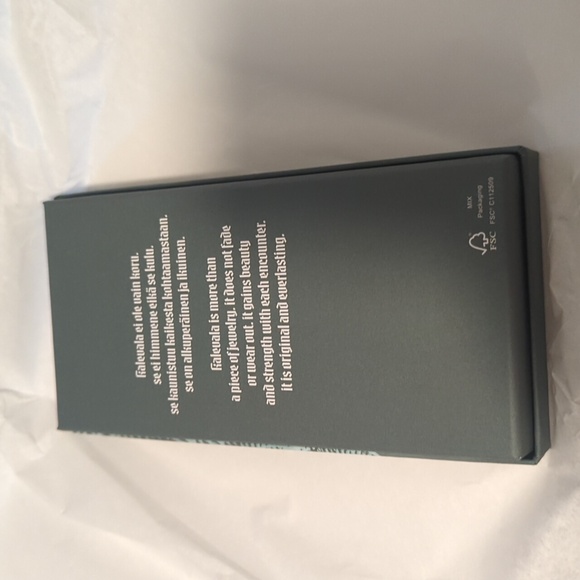 Marimekko x kalevala unikko silver necklace small new in box - Picture 5 of 8